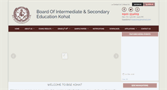 Desktop Screenshot of bisekt.edu.pk